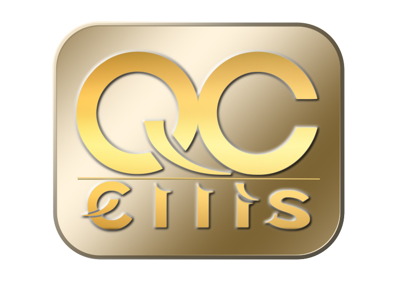 QCEllis logo in gold